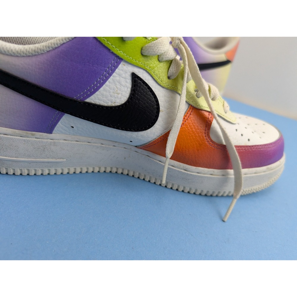 Nike Air Force 1 Low Shoes Womens Size 11 Multicolor Gradient Leather FD0801-100 - Picture 10 of 16